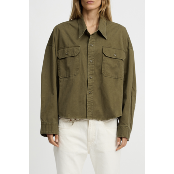 Denimist Cropped Utility Shirt