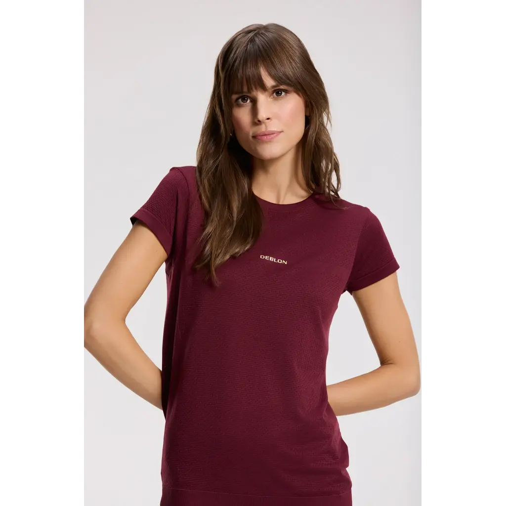 Deblon Sports top Lizzy seamless in bordeaux