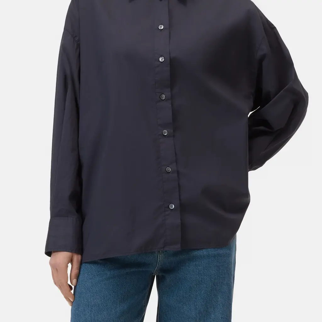 CLOSED cape blouse in dark night