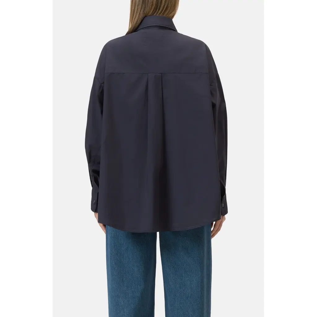 CLOSED cape blouse in dark night