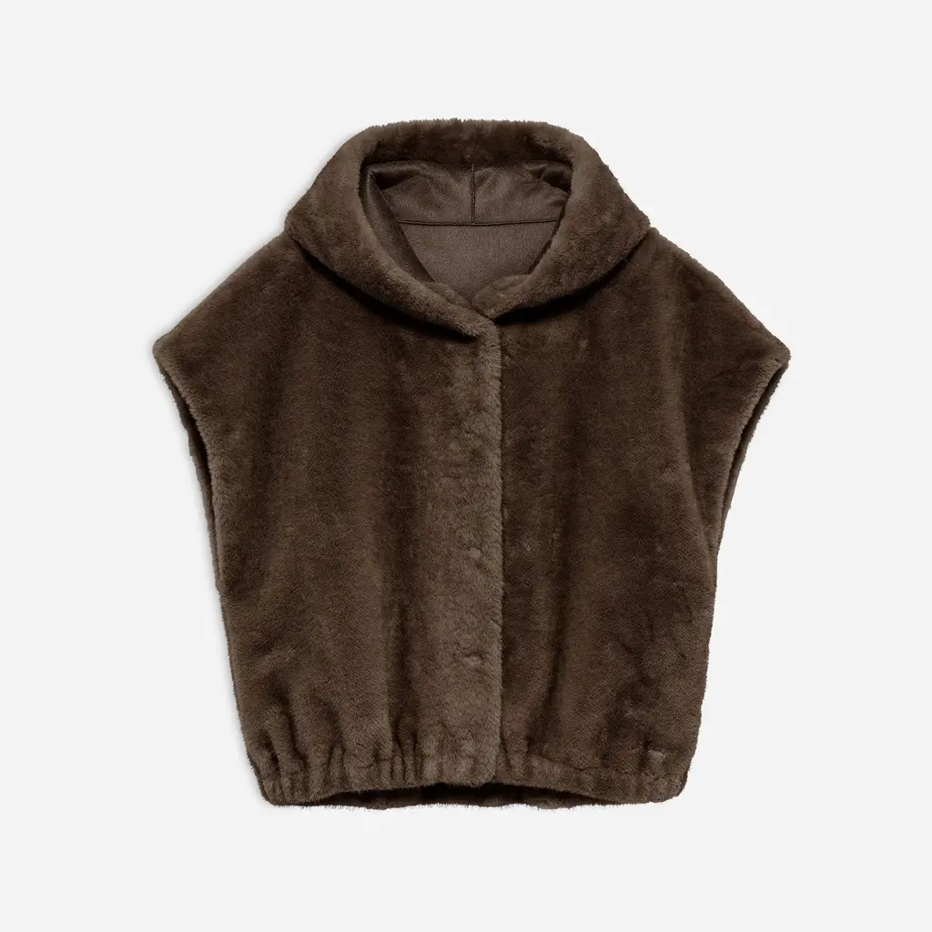 Studio AR bodywarmer Olena in choco