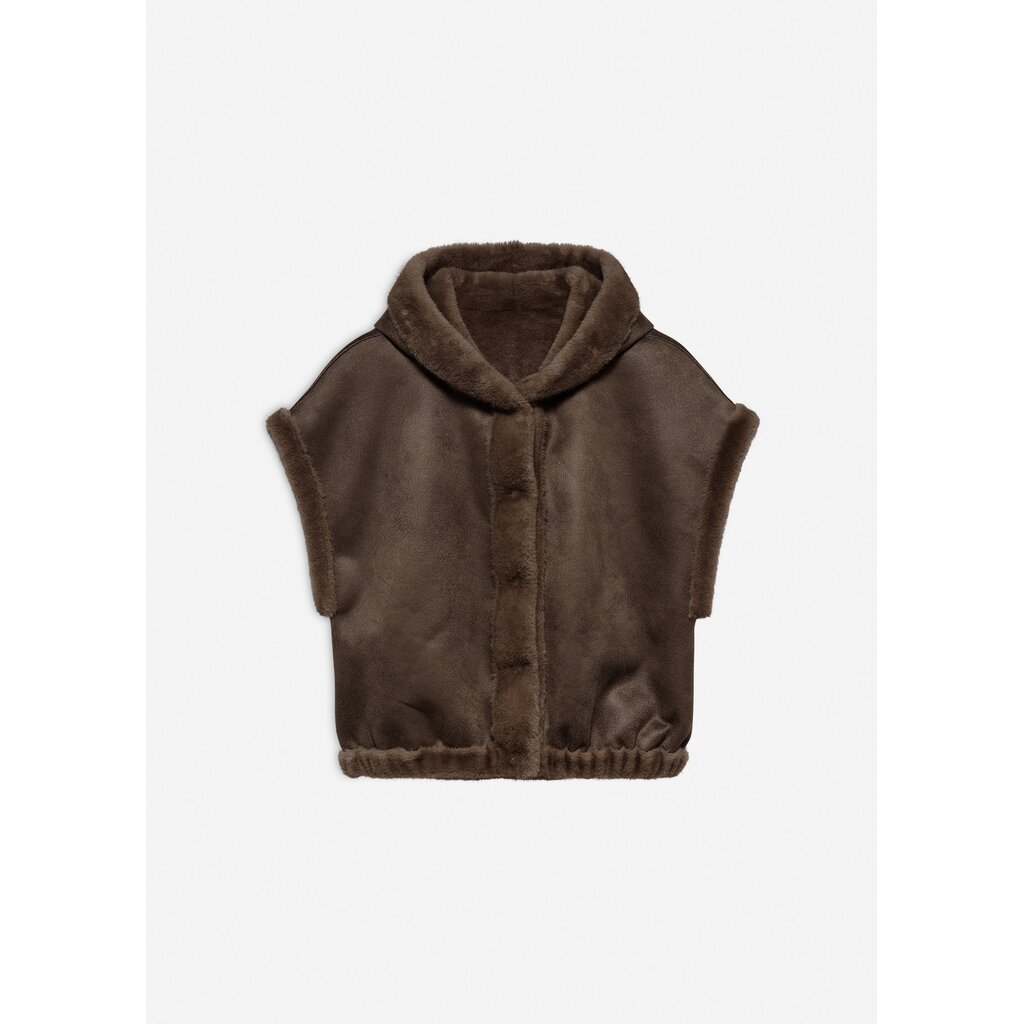 Studio AR bodywarmer Olena in choco