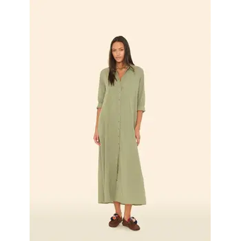 Xírena Boden jurk dark seagrass