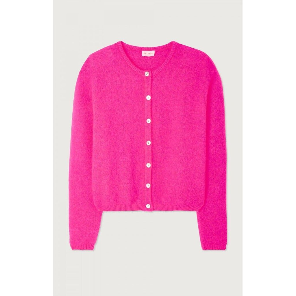 American Vintage Vitow vest in rose fluo