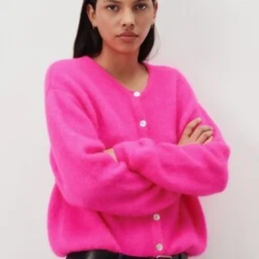 American Vintage Vitow vest in rose fluo