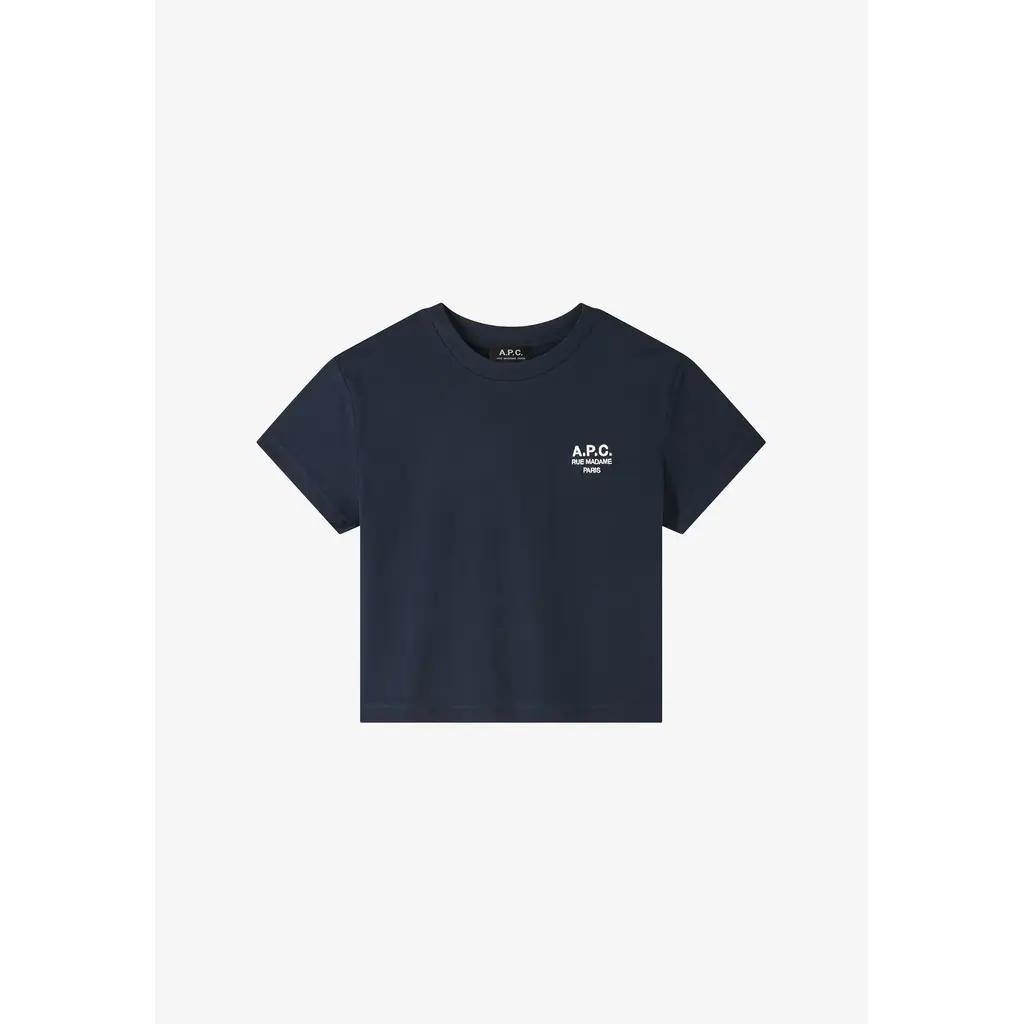 A.P.C. boxy t-shirt dark navy-ecru