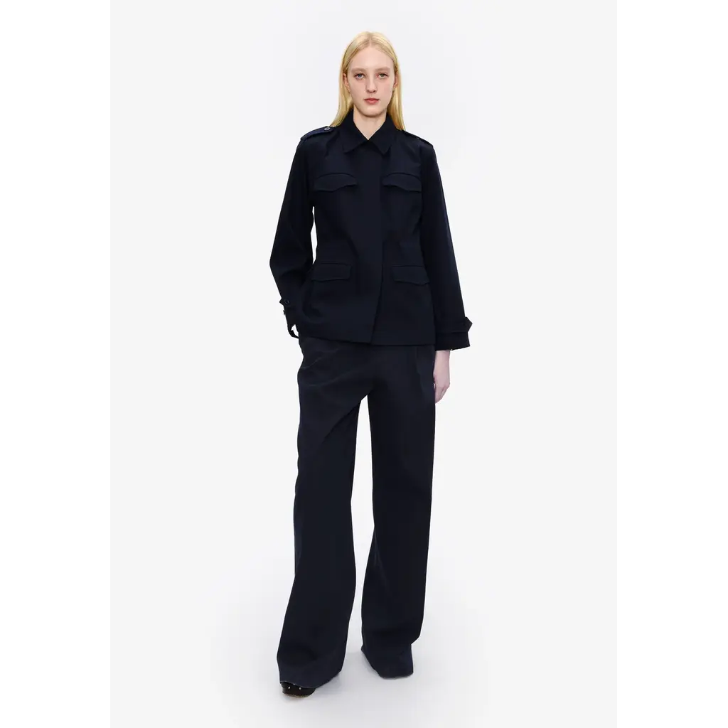 A.P.C. jasje ceintrée in dark navy