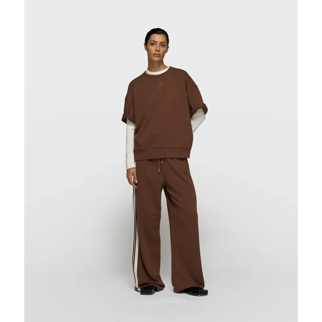 10 Days western jogger tape in dark truffle