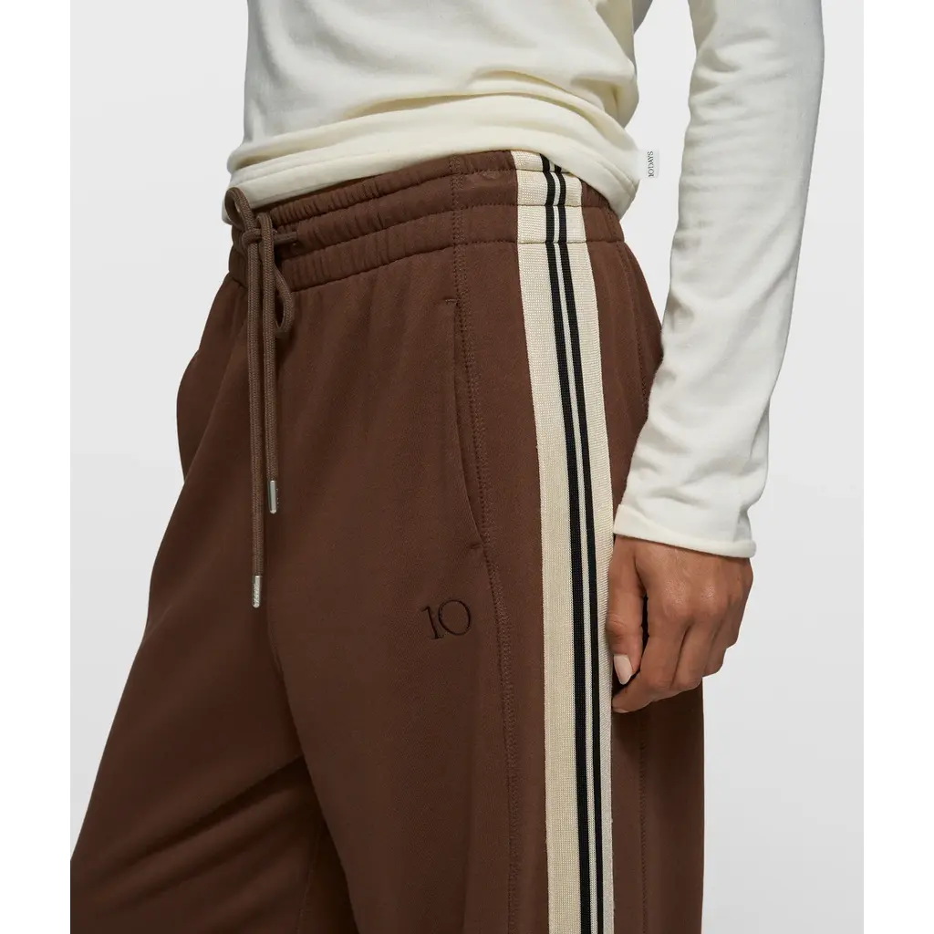 10 Days western jogger tape in dark truffle