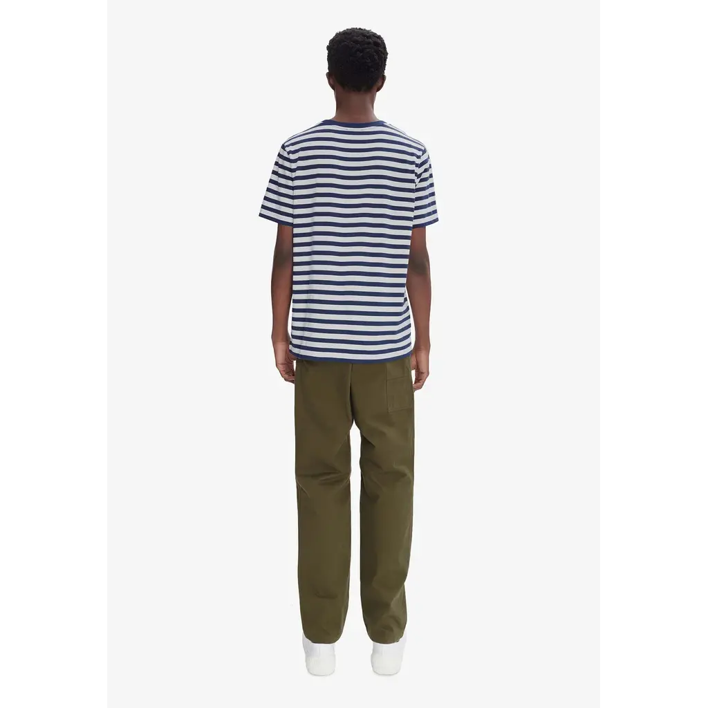 A.P.C. t-shirt streep in dark navy