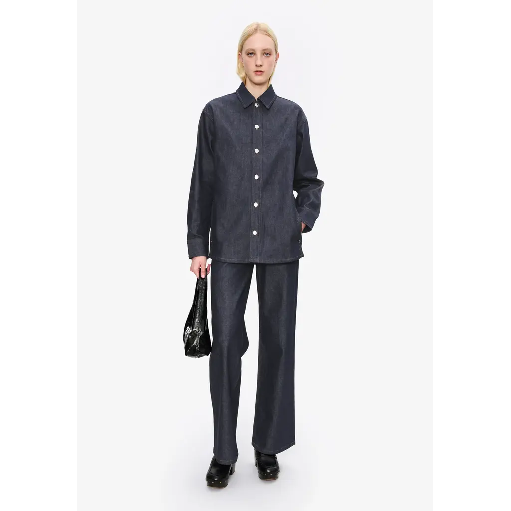 A.P.C. spijkerblouse in indigo