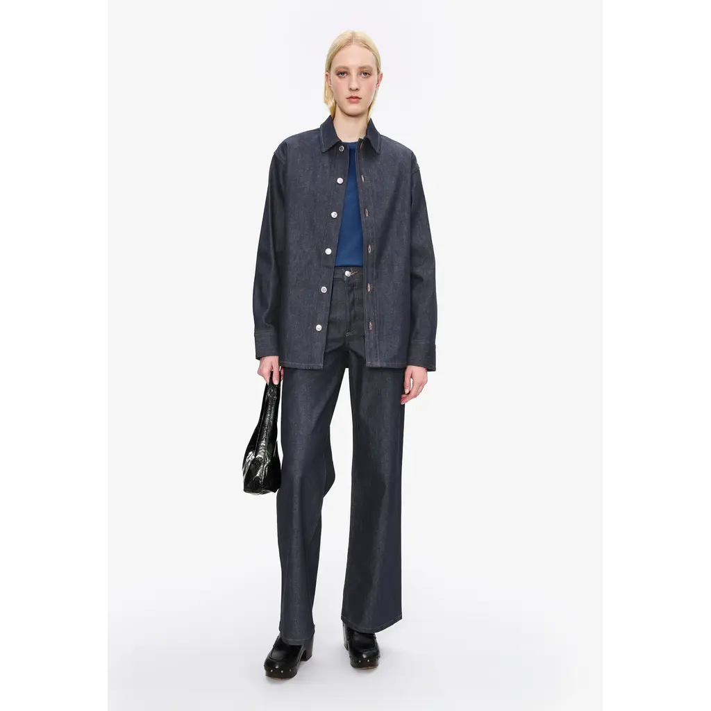 A.P.C. spijkerblouse in indigo