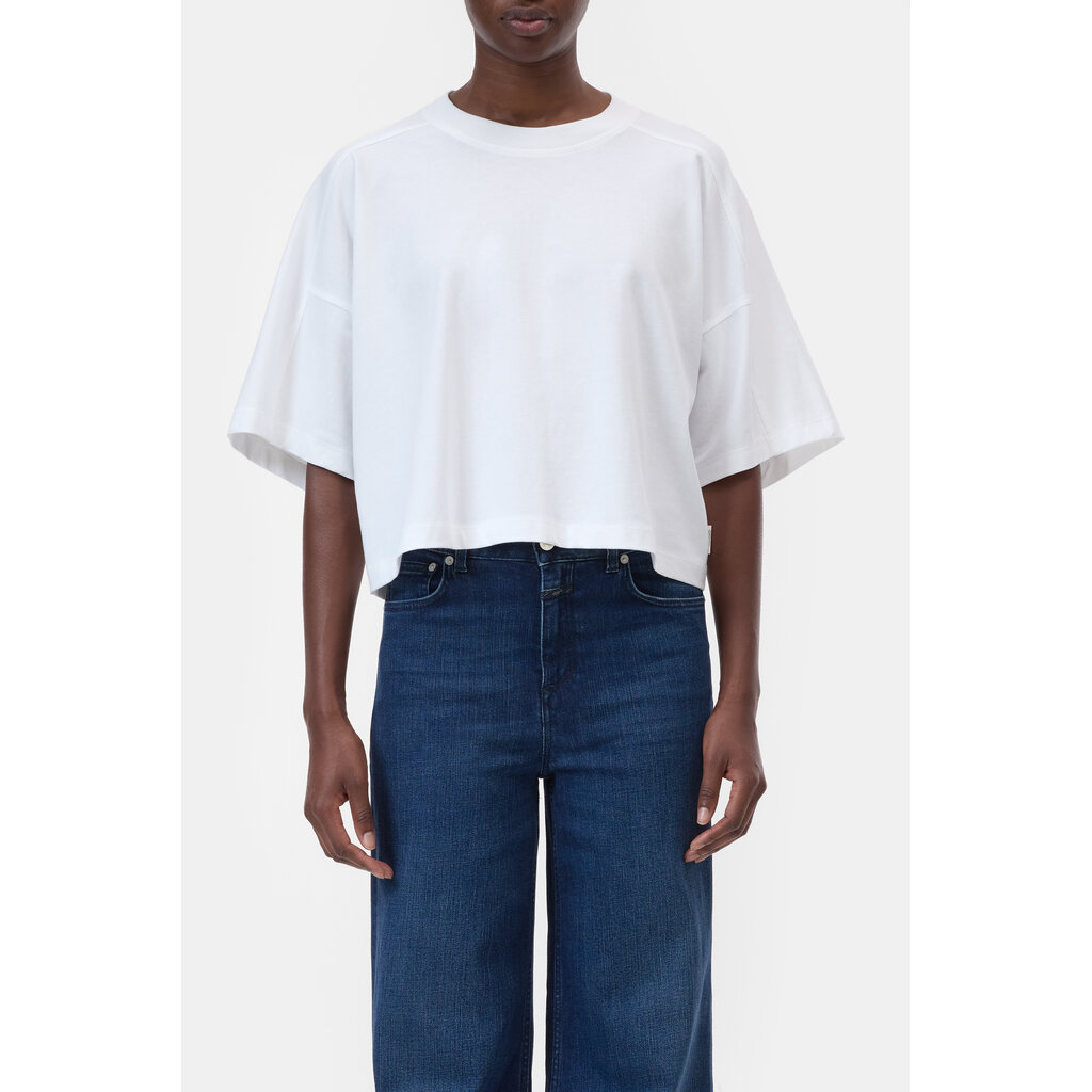 CLOSED t-shirt Deep Yoke in white