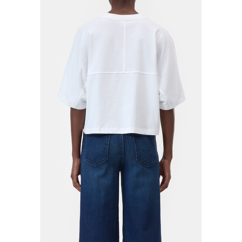 CLOSED t-shirt Deep Yoke in white