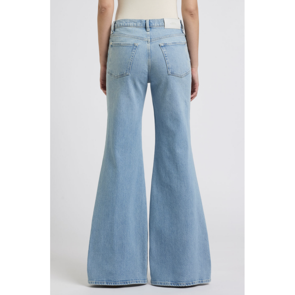 7 for all mankind jeans retro flare in seebreeze