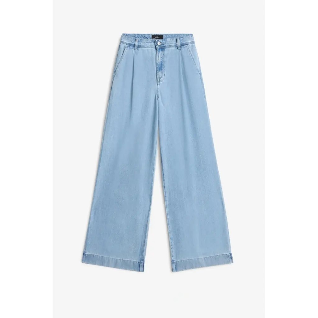 7 for all mankind jeans pleated trouser Hana in light blue