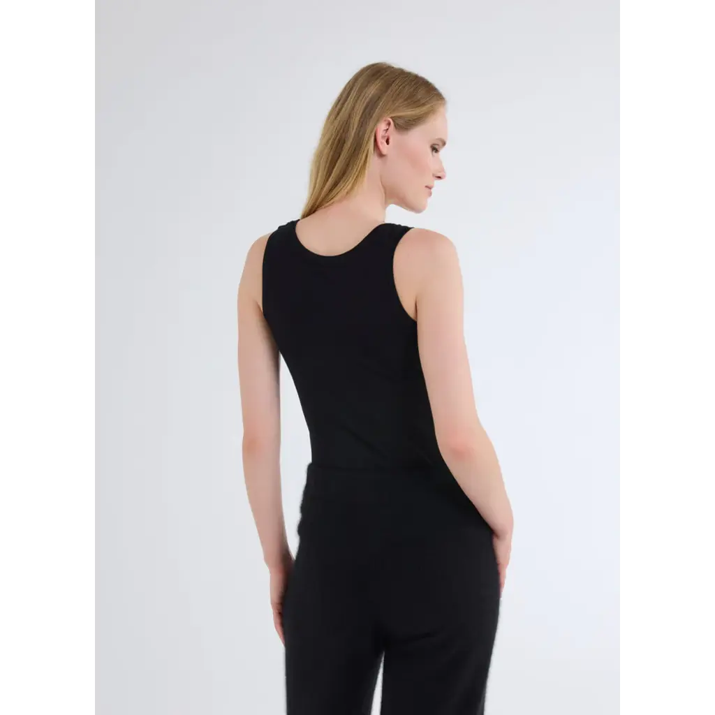 Majestic singlet in noir