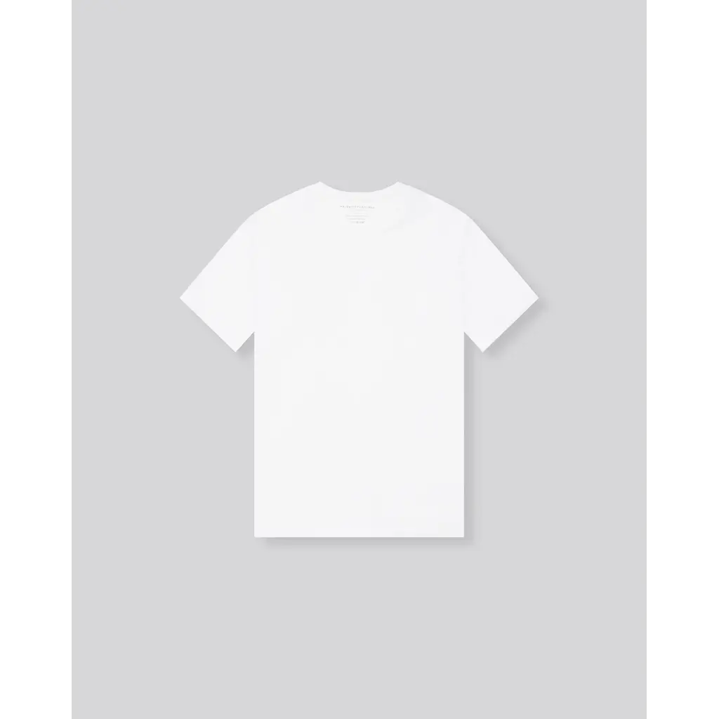 Majestic t-shirt korte mouw in blanc