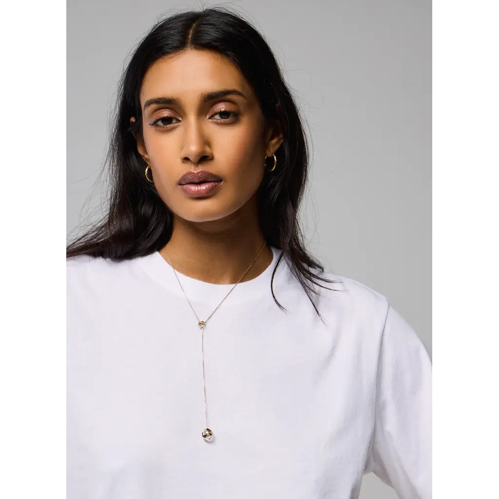 Majestic t-shirt korte mouw in blanc