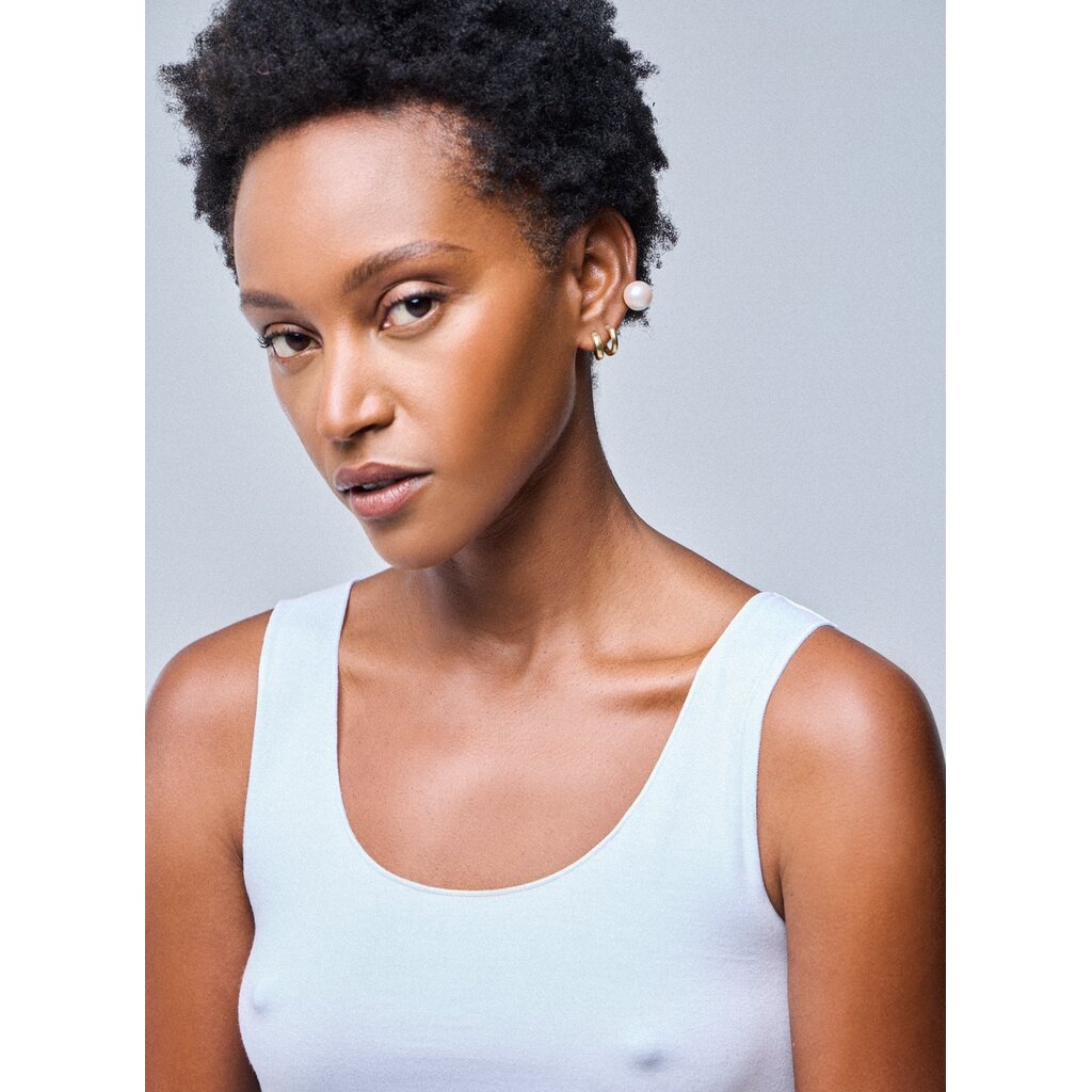 Majestic singlet in blanc