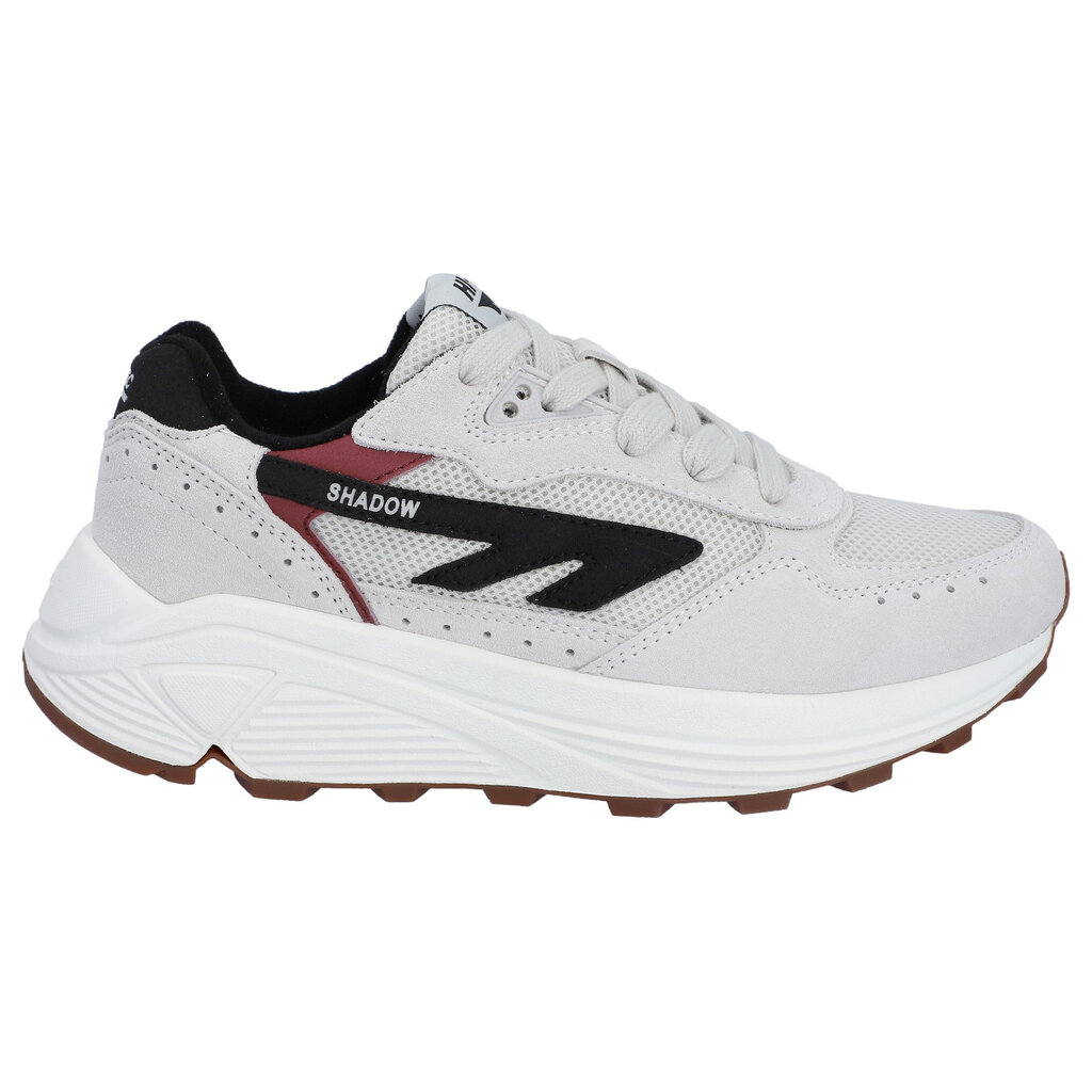 Hi-Tec sneaker in star white/black beauty/red bear/gum