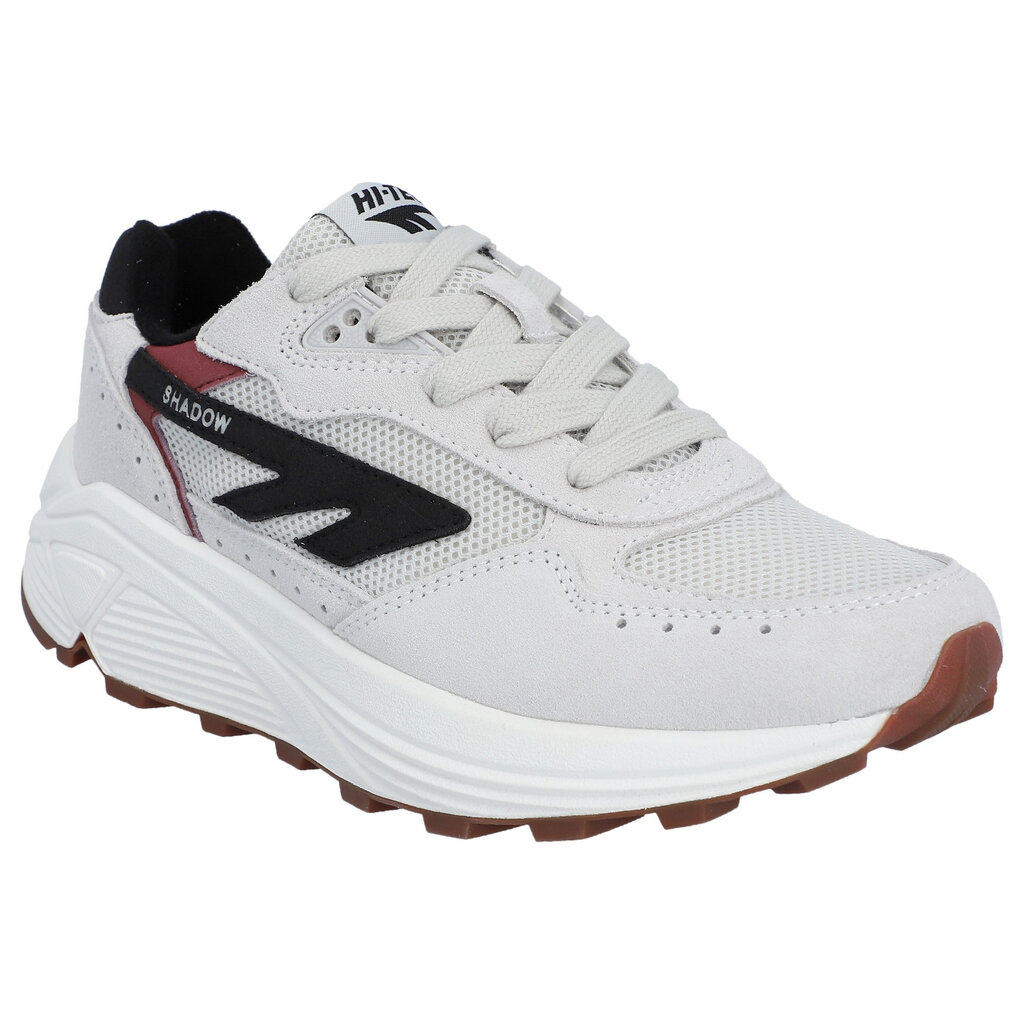 Hi-Tec sneaker in star white/black beauty/red bear/gum