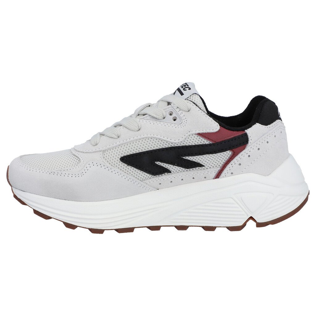 Hi-Tec sneaker in star white/black beauty/red bear/gum