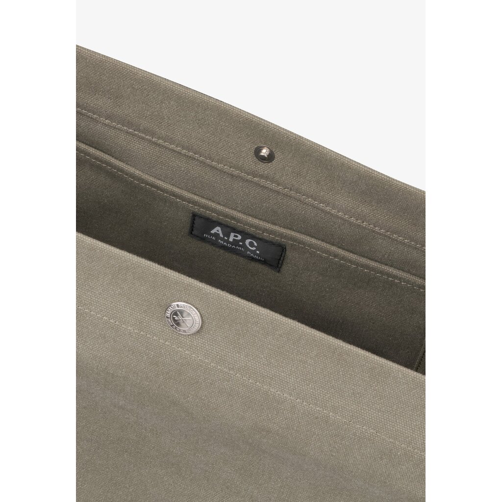 A.P.C. schoudertas kaki