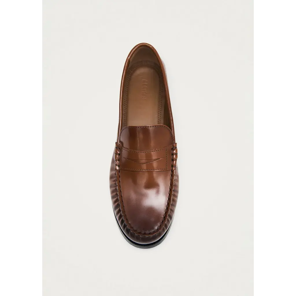 Alohas Rivet Vintage Loafer in brushed tan