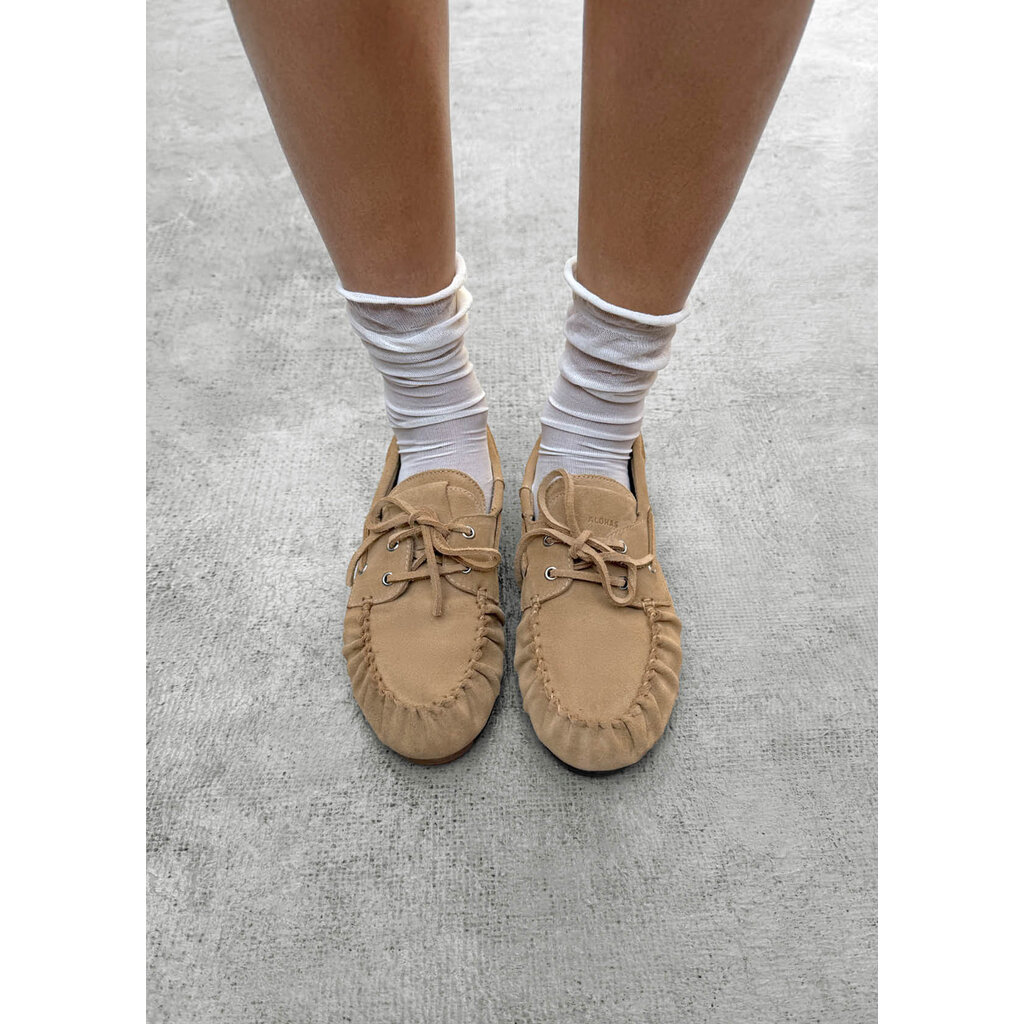 Alohas Rowan Loafers in suede beige