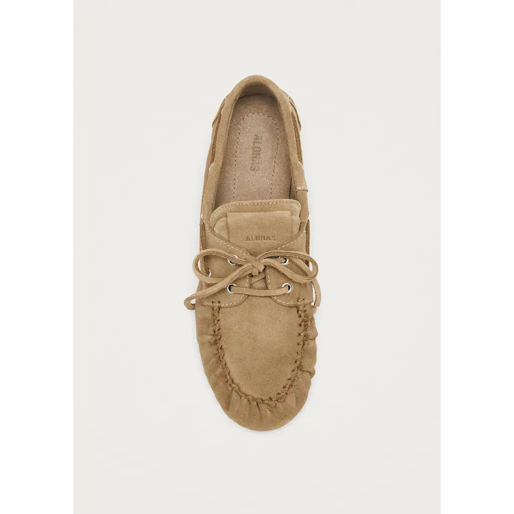 Alohas Rowan Loafers in suede beige