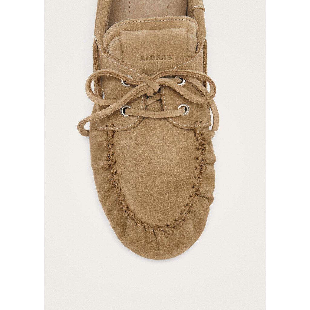 Alohas Rowan Loafers in suede beige