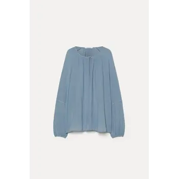 Pomandère blouse in aviator blue