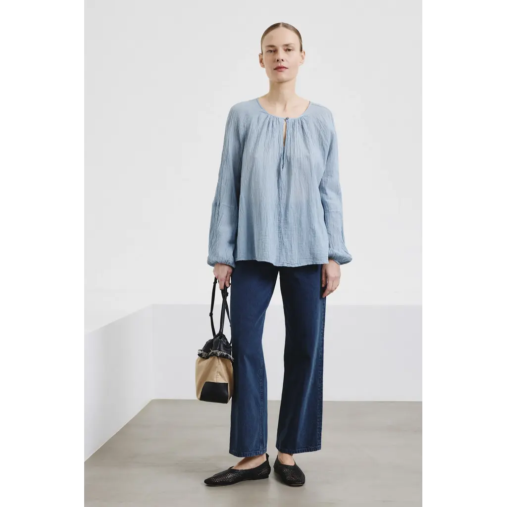 Pomandère blouse 9495 11638 in aviator blue