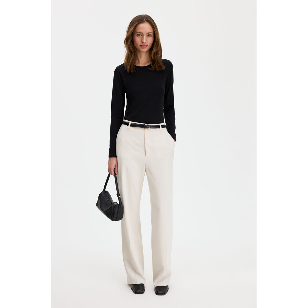 Filippa K t-shirt lange mouw in black