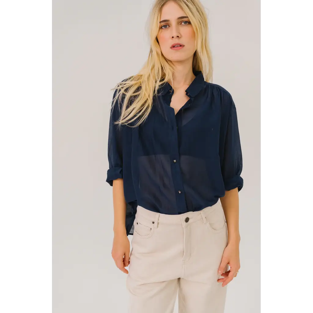 Sacrecoeur blouse Ali Night in bleu