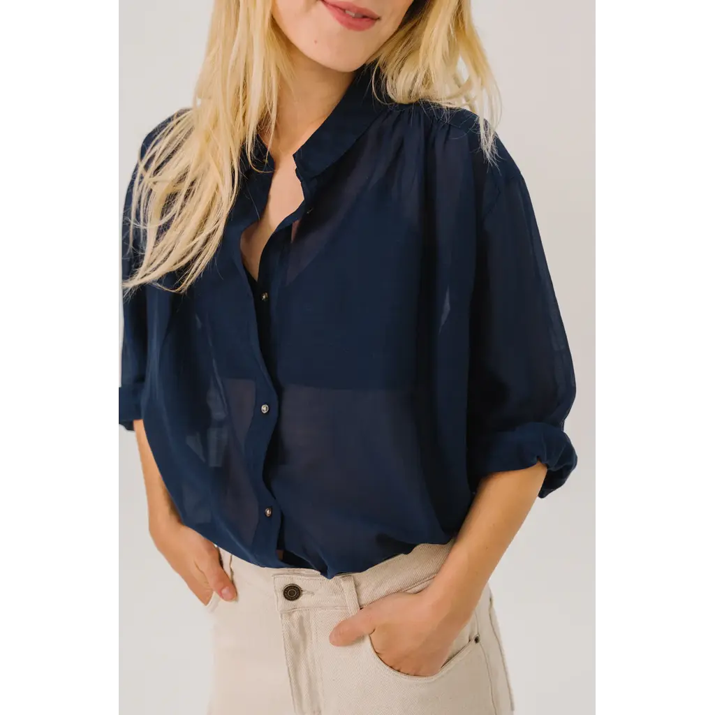 Sacrecoeur blouse Ali Night in bleu