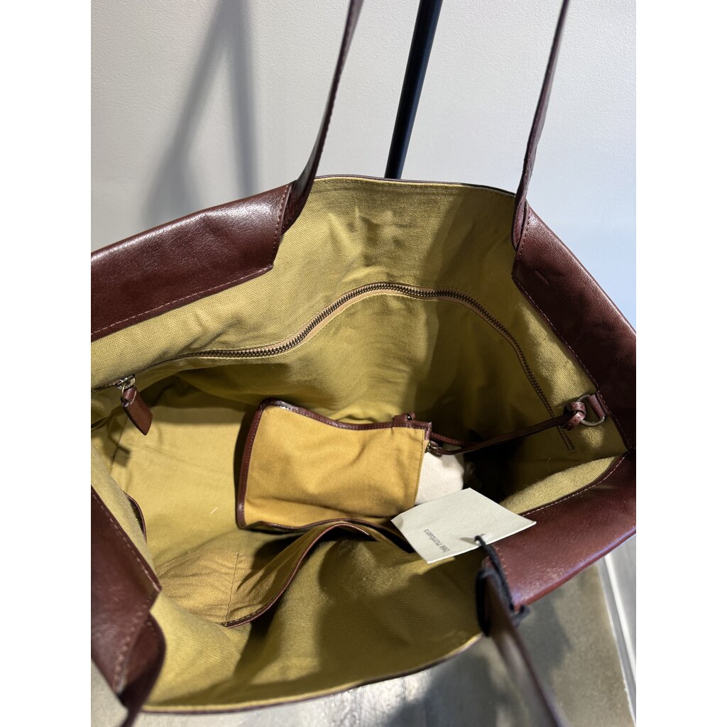 Bea Mombaers tas EastWest in tumbled brown