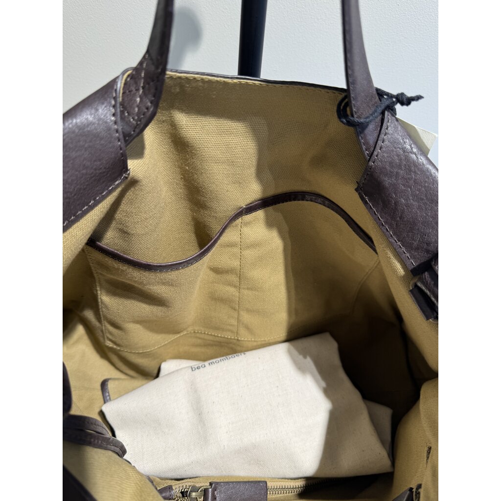 Bea Mombaers shopper Midi in dark brown