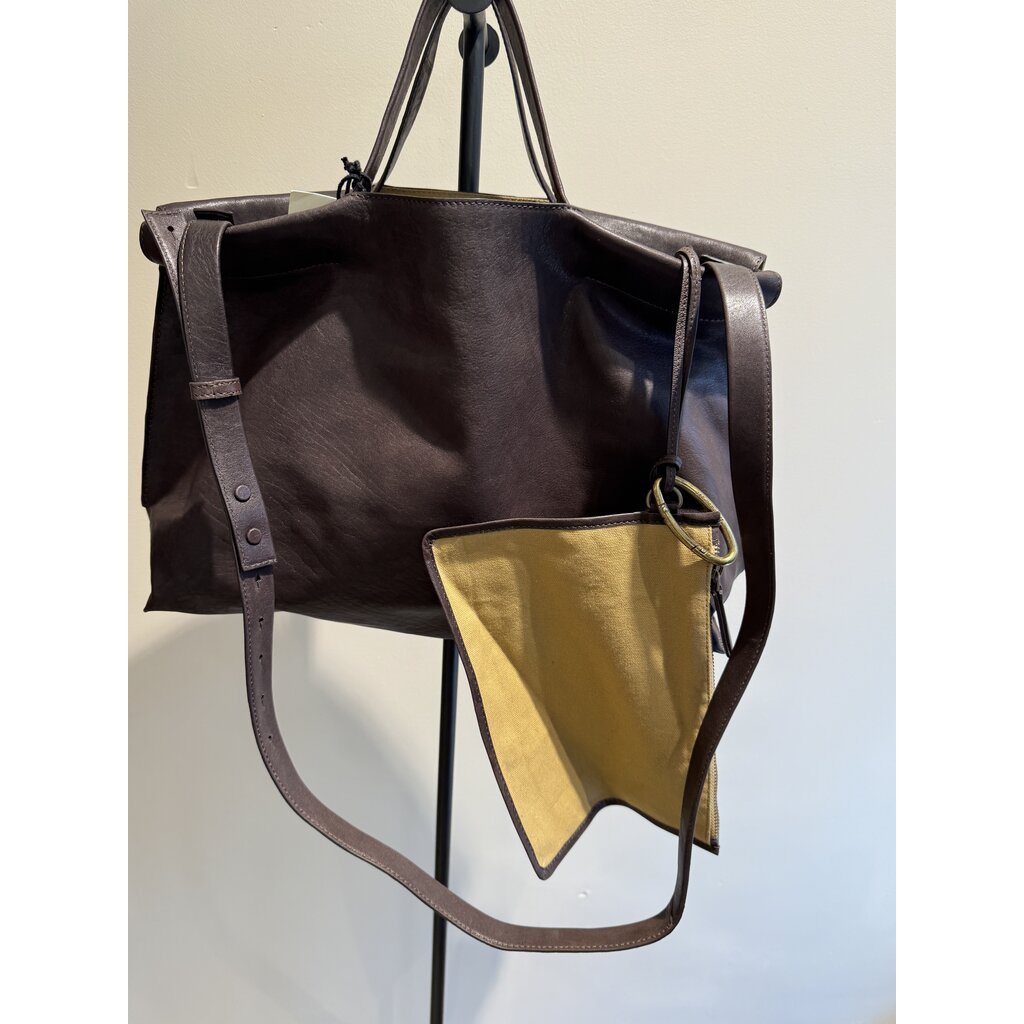 Bea Mombaers shopper Midi in dark brown