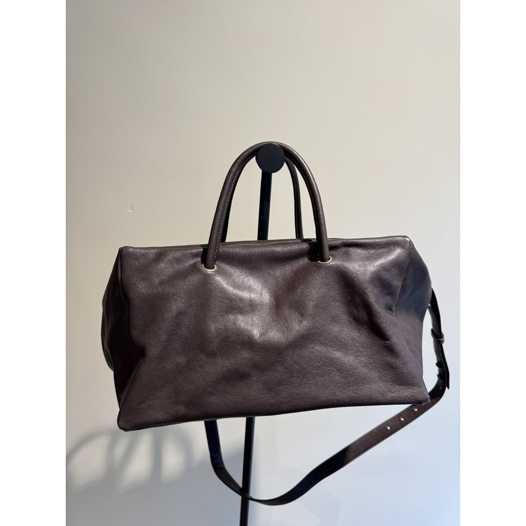 Bea Mombaers shoulderbag S in dark brown