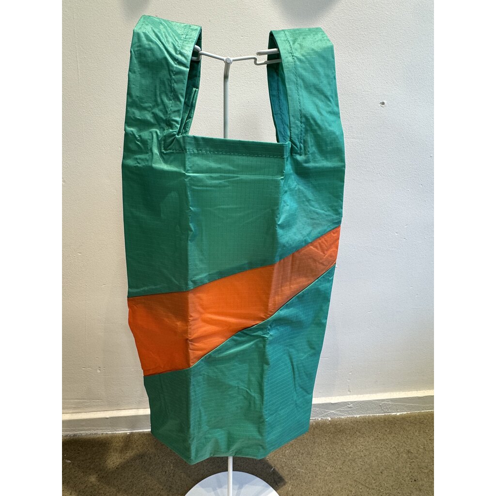 Susan Bijl shopping bag M in holy green & orange