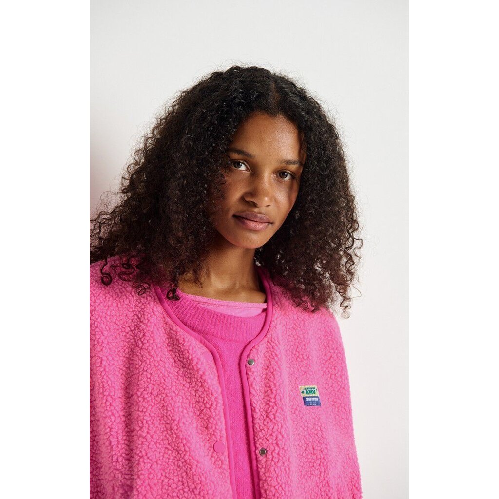 American Vintage bodywarmer HOK16BE26 in pink acid chine