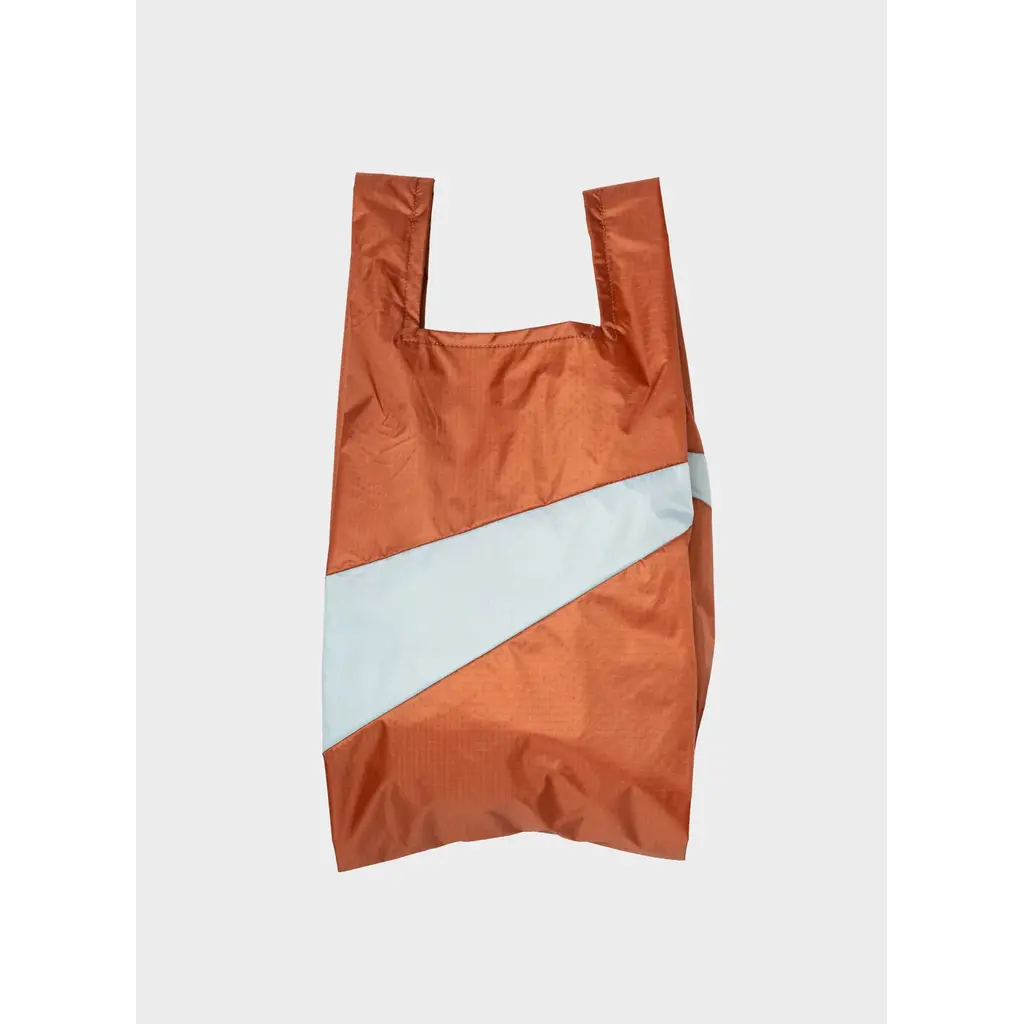 Susan Bijl shopping bag M in cinnamon & surf