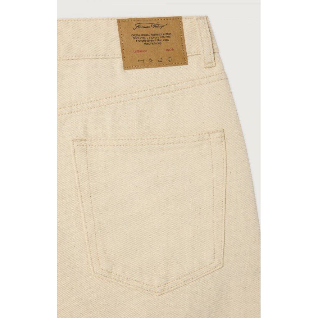 American Vintage broek SNOP11BE26 in ecru