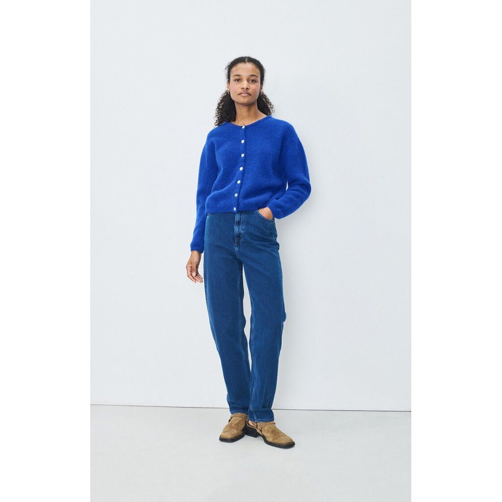 American Vintage vest VITO19EE26 in bleu royal