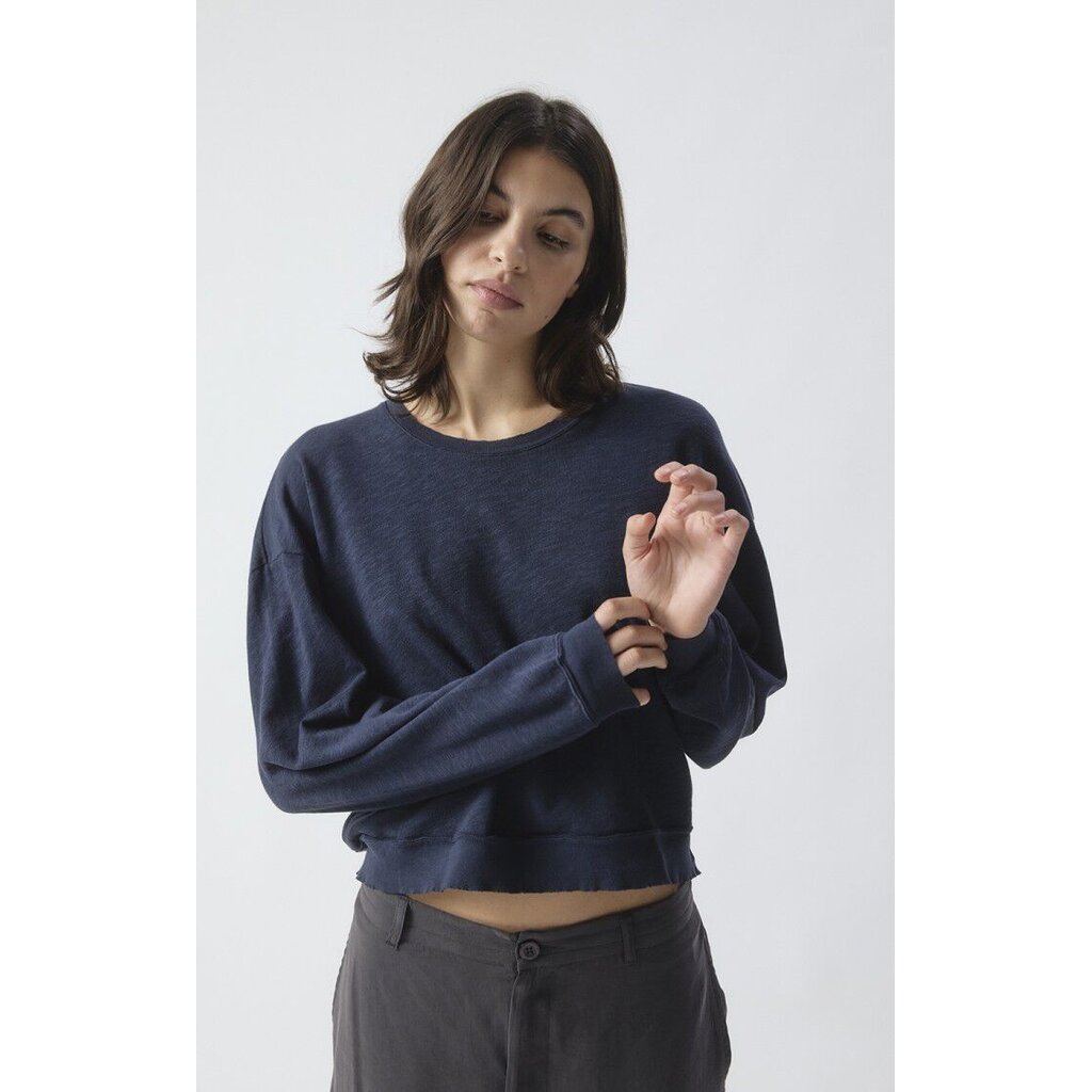 American Vintage t-shirt SON02GE26 in navy blue vintage