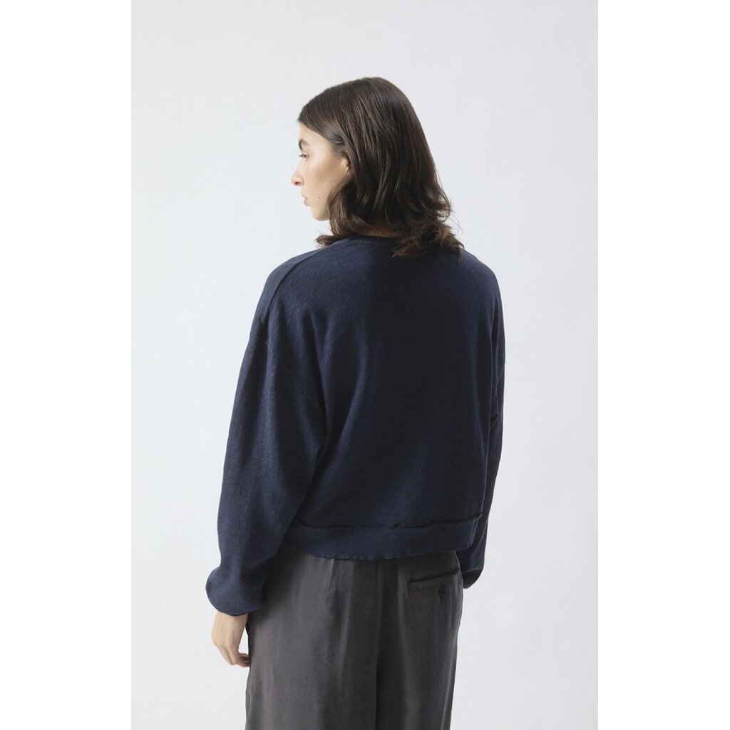 American Vintage t-shirt SON02GE26 in navy blue vintage