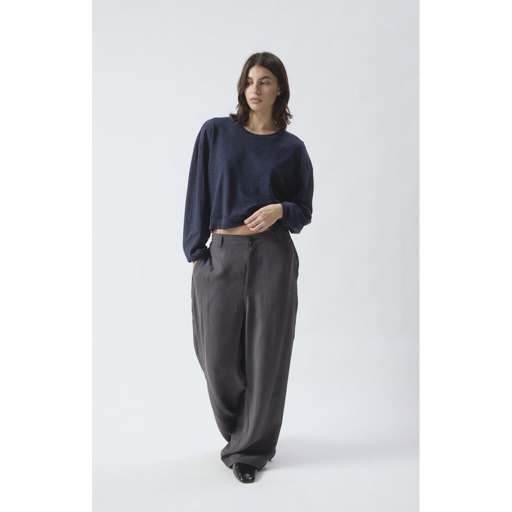 American Vintage t-shirt SON02GE26 in navy blue vintage