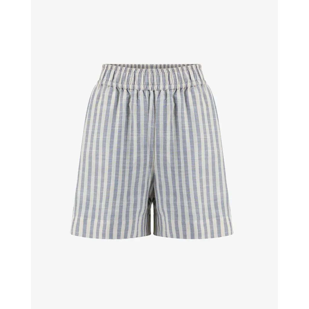 Knit-ted blouse rose in blue